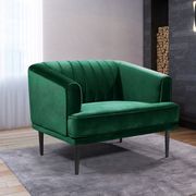 Affordable velvet contemporary chair main photo