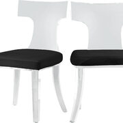 Acrylic contemporary dining chair main photo