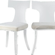 Acrylic contemporary dining chair main photo