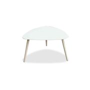 Indoor/outdoor large side table kidney style