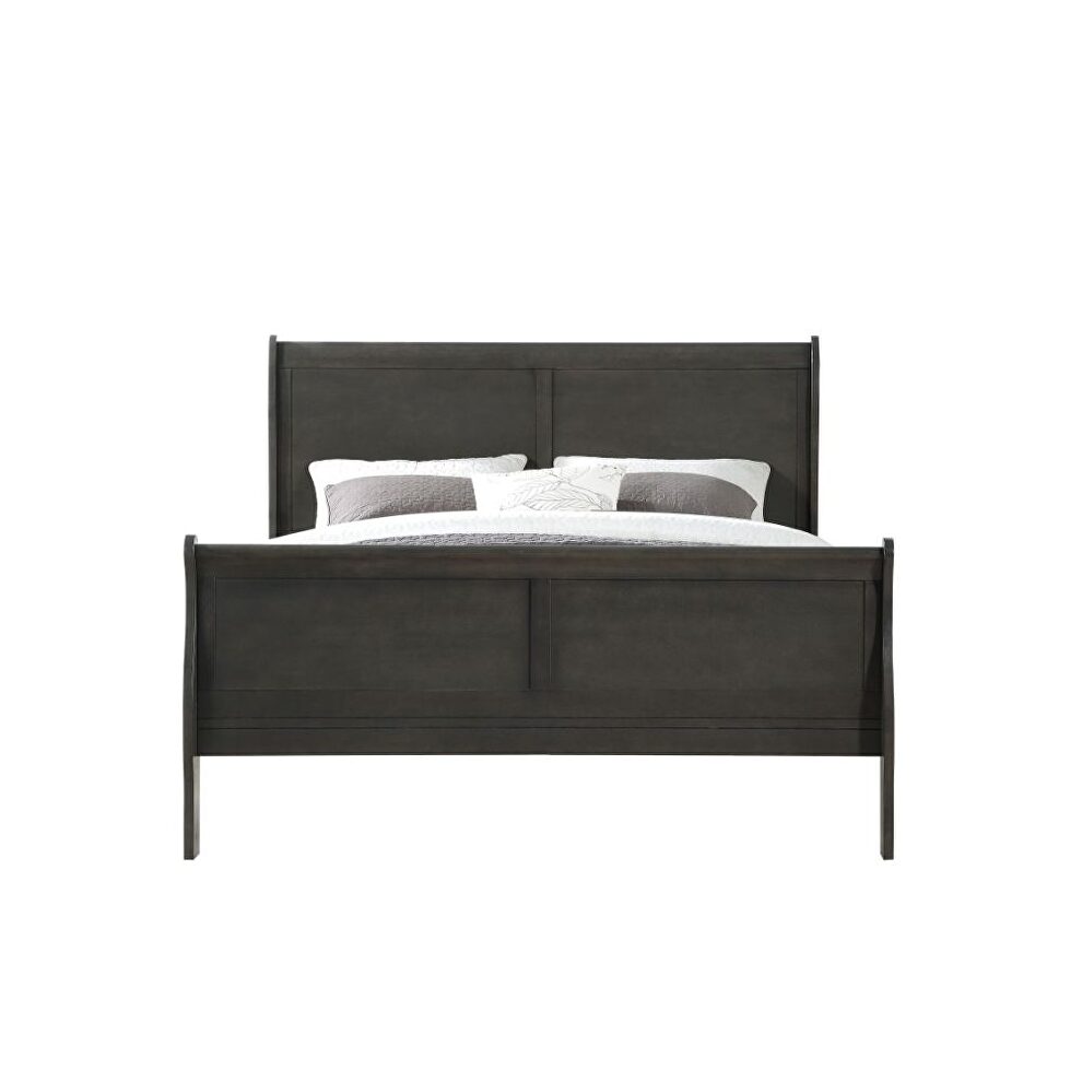 Dark gray queen bed by Acme additional picture 3