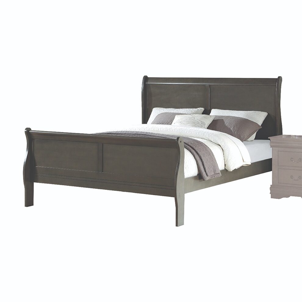 Dark gray queen bed by Acme additional picture 6