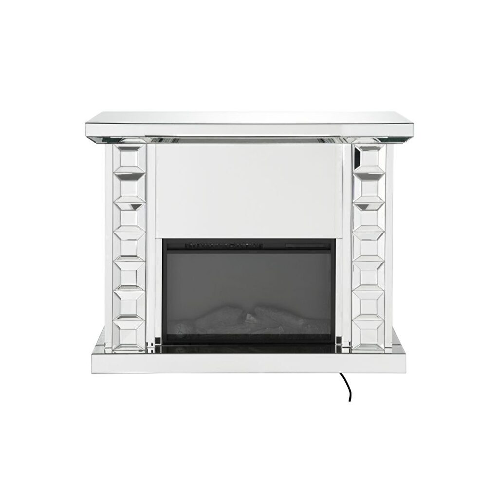 Mirrored fireplace by Acme additional picture 3