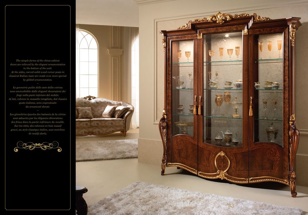 Luxury traditional / neo-classical Italian 3-door china by Arredoclassic Italy additional picture 3