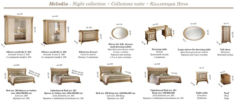 Classic style glossy Italian bedroom set by Arredoclassic Italy additional picture 8