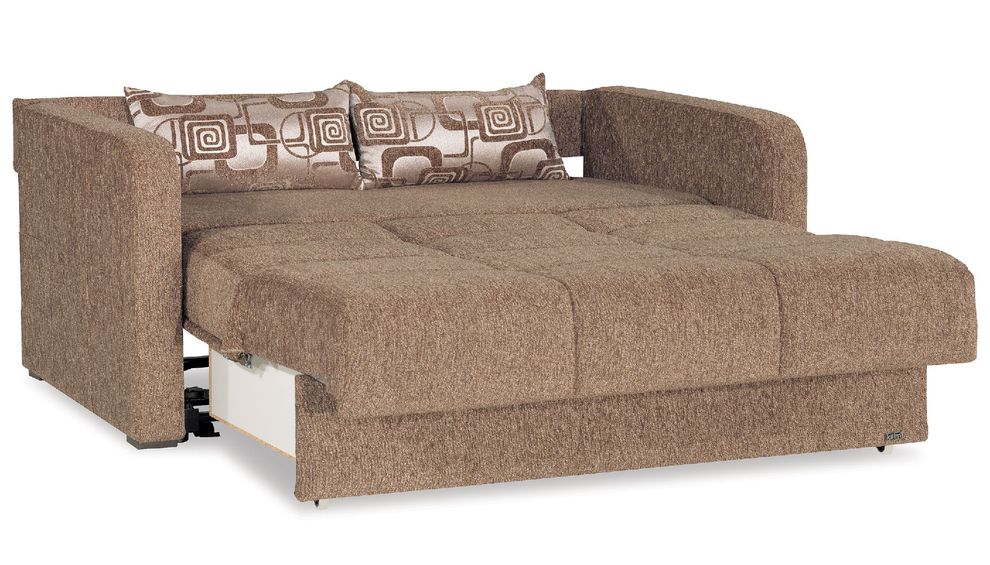Sleeper convertible sofabed w/ storage in brown by Casamode additional picture 6