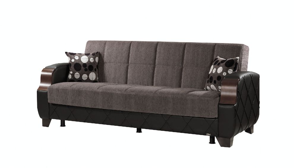 Floket gray sofa bed w/ storage by Casamode additional picture 4