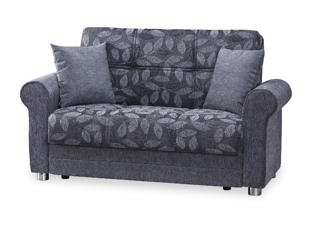 Gray chenille fabric casual living room sofa by Casamode additional picture 4