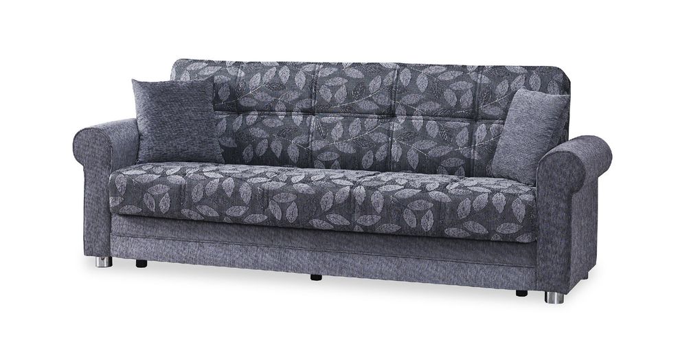 Gray chenille fabric casual living room sofa by Casamode additional picture 7
