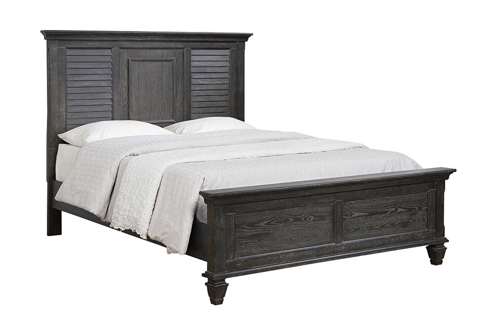 Weathered sage finish queen bed by Coaster additional picture 2