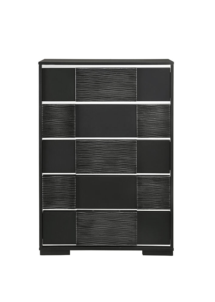 Black finish hardwood chest by Coaster additional picture 5
