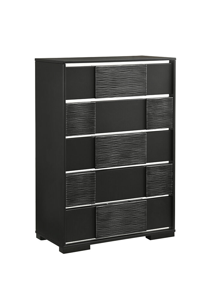 Black finish hardwood chest by Coaster additional picture 6