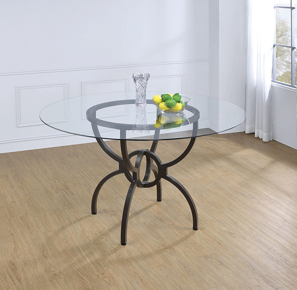 Round casual dining table by Coaster additional picture 6