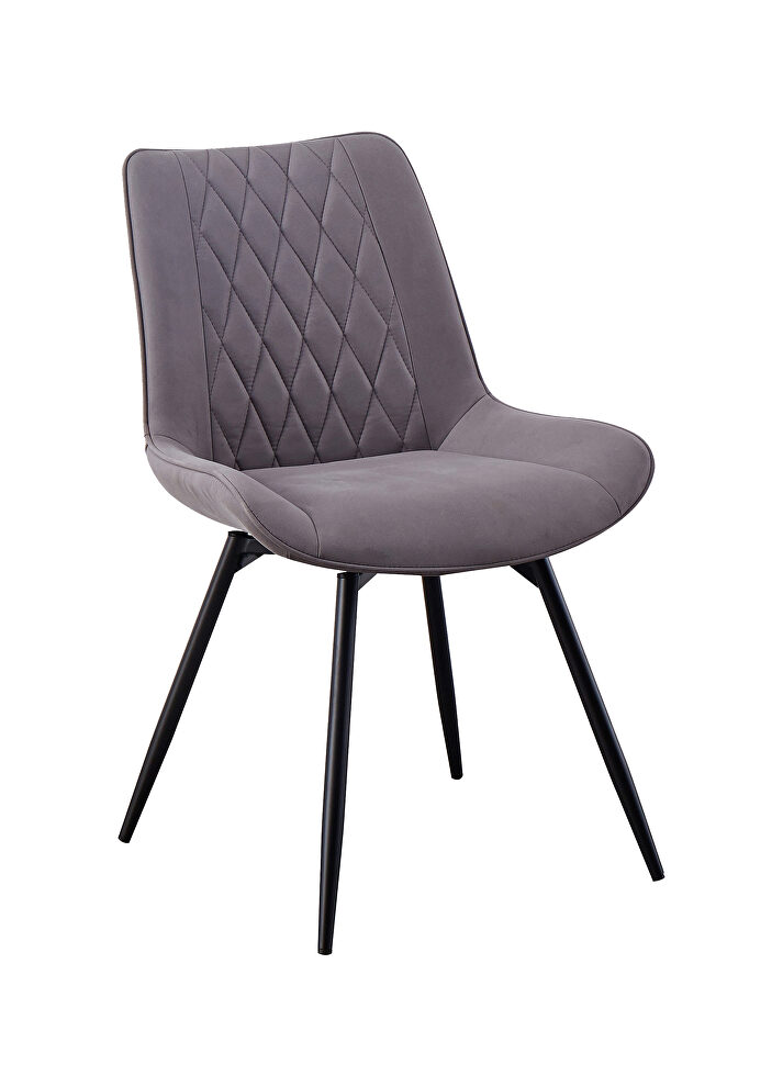 Swivel dining chair in gray by Coaster additional picture 7