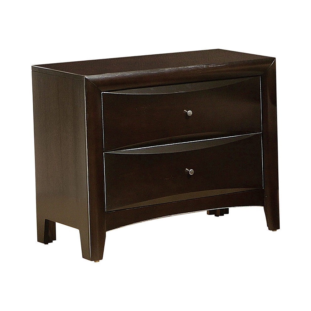 Cappuccino nightstand by Coaster additional picture 2