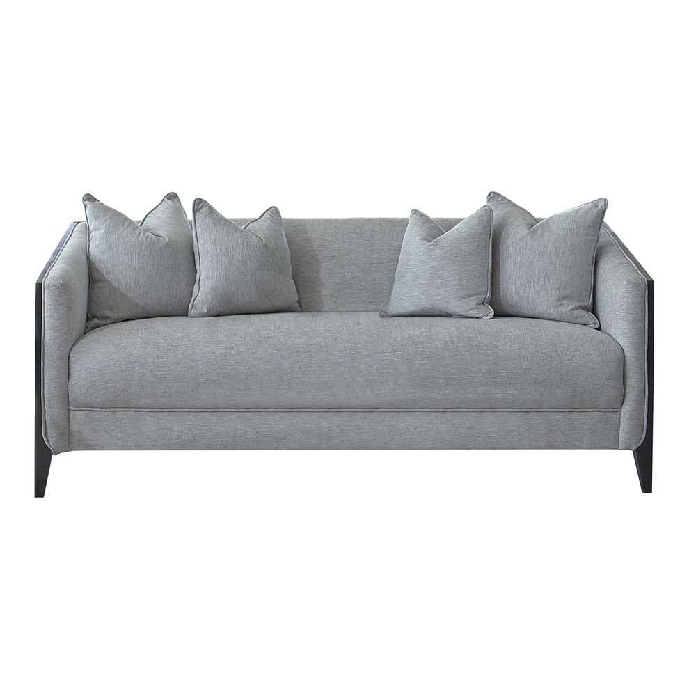 Black russian birch accent gray contemporary sofa by Coaster additional picture 4