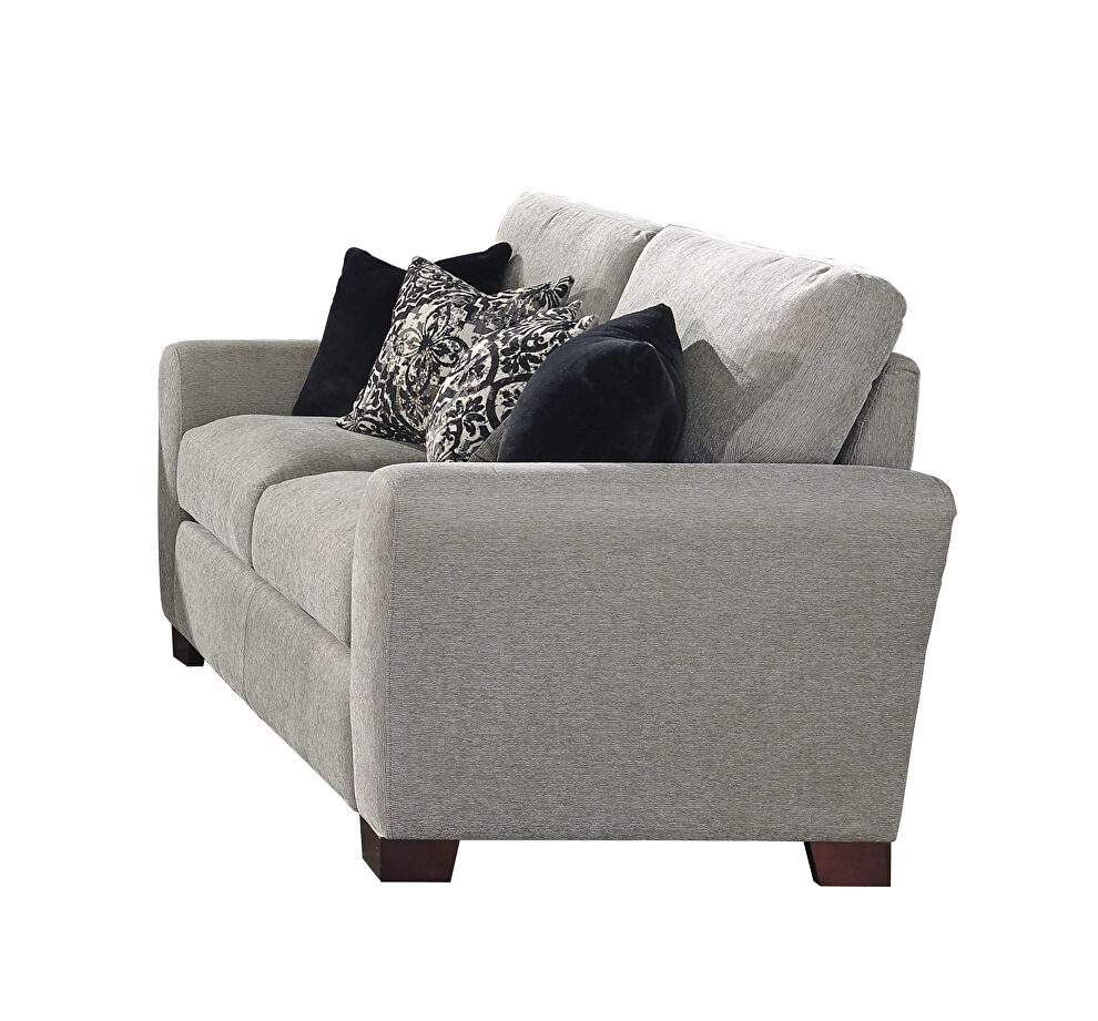 Fabric gray sofa by Coaster additional picture 3