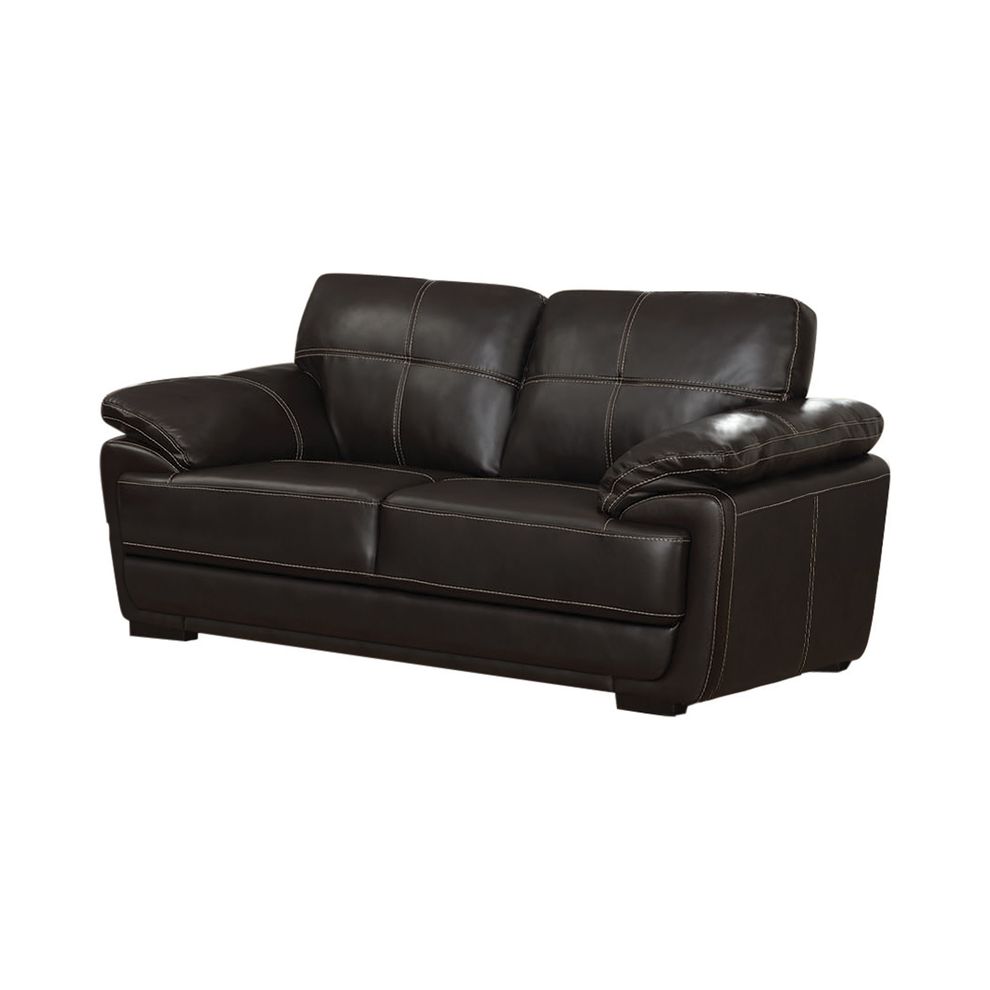 Zenon Sofa 551101 Coaster Furniture Leather Sofas | Comfyco Furniture