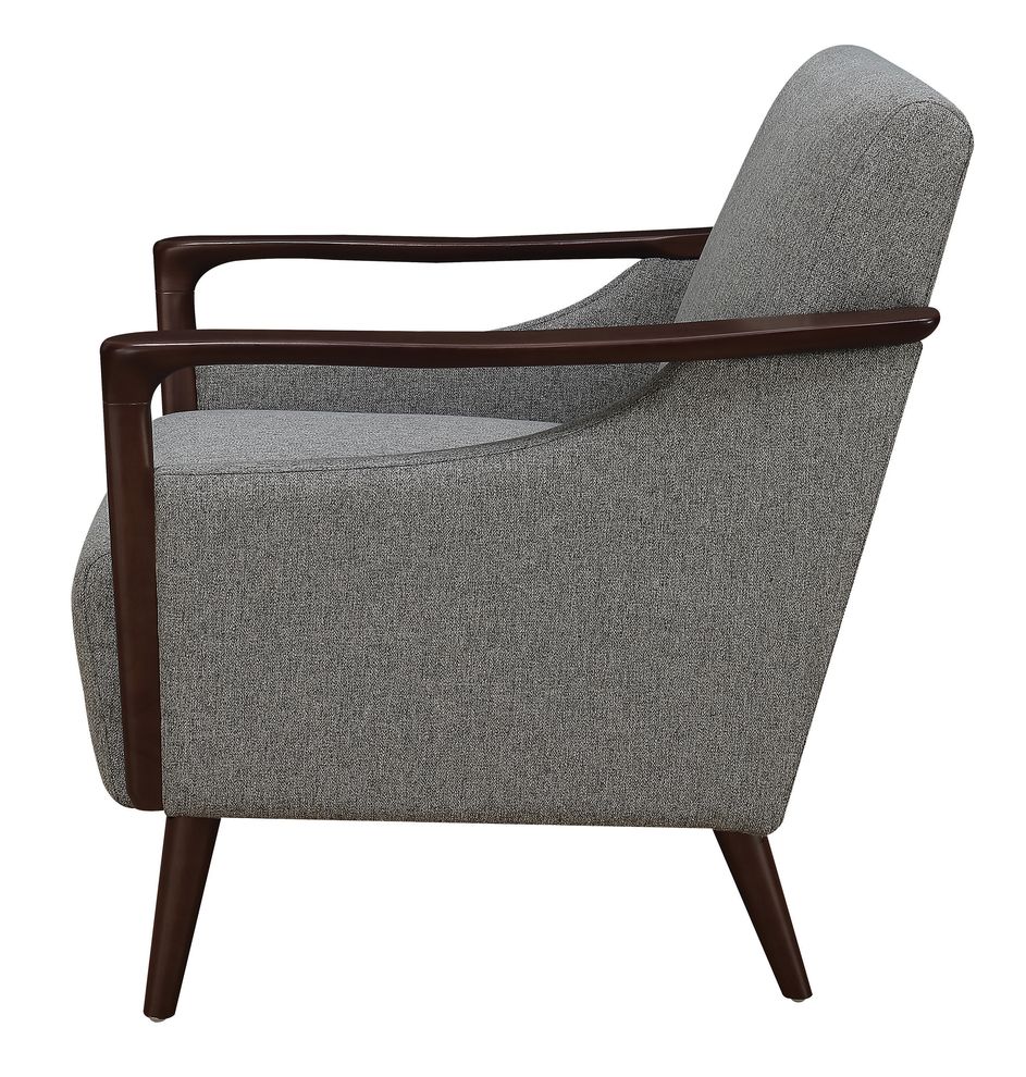 Mid-century retro style gray accent room chair by Coaster additional picture 5