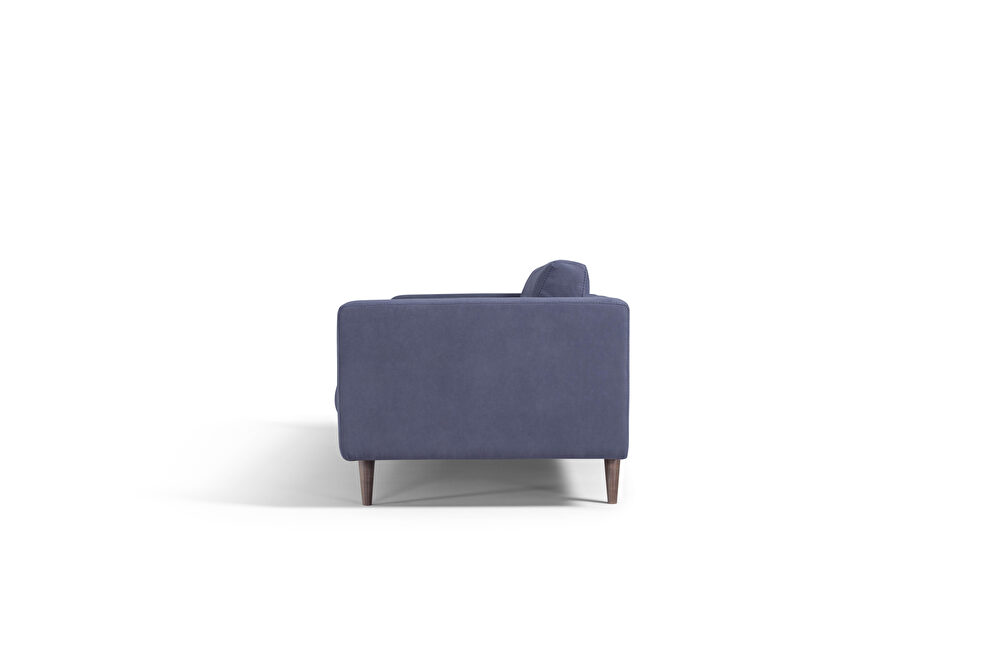 Contemporary blue fabric tufted sofa by Diven Living additional picture 3