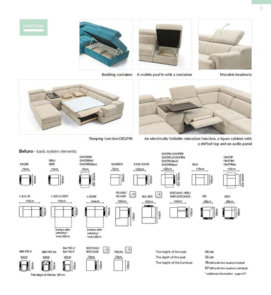 Contemporary special order sectional w/ storage by Galla Collezzione additional picture 2