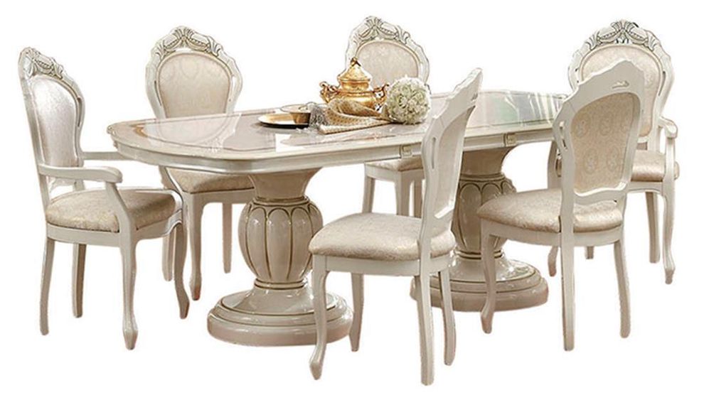 Neo-classical tradtional ivory finish family dining by Camelgroup Italy additional picture 2