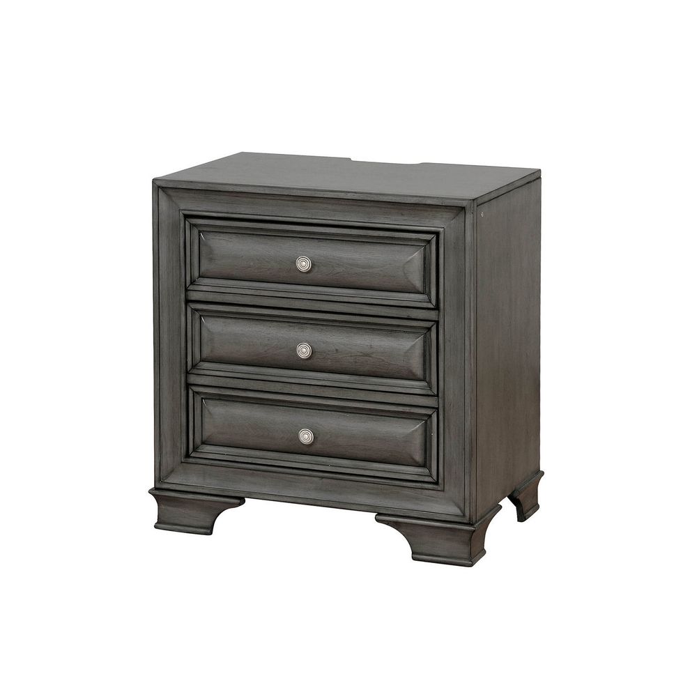 Light gray finish storage bed w/ drawers by Furniture of America additional picture 5