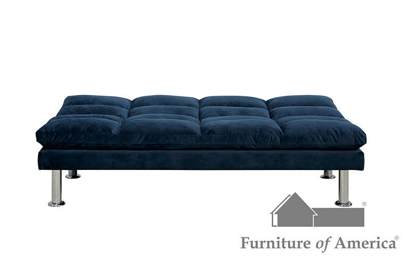 Navy contemporary futon sofa by Furniture of America additional picture 8