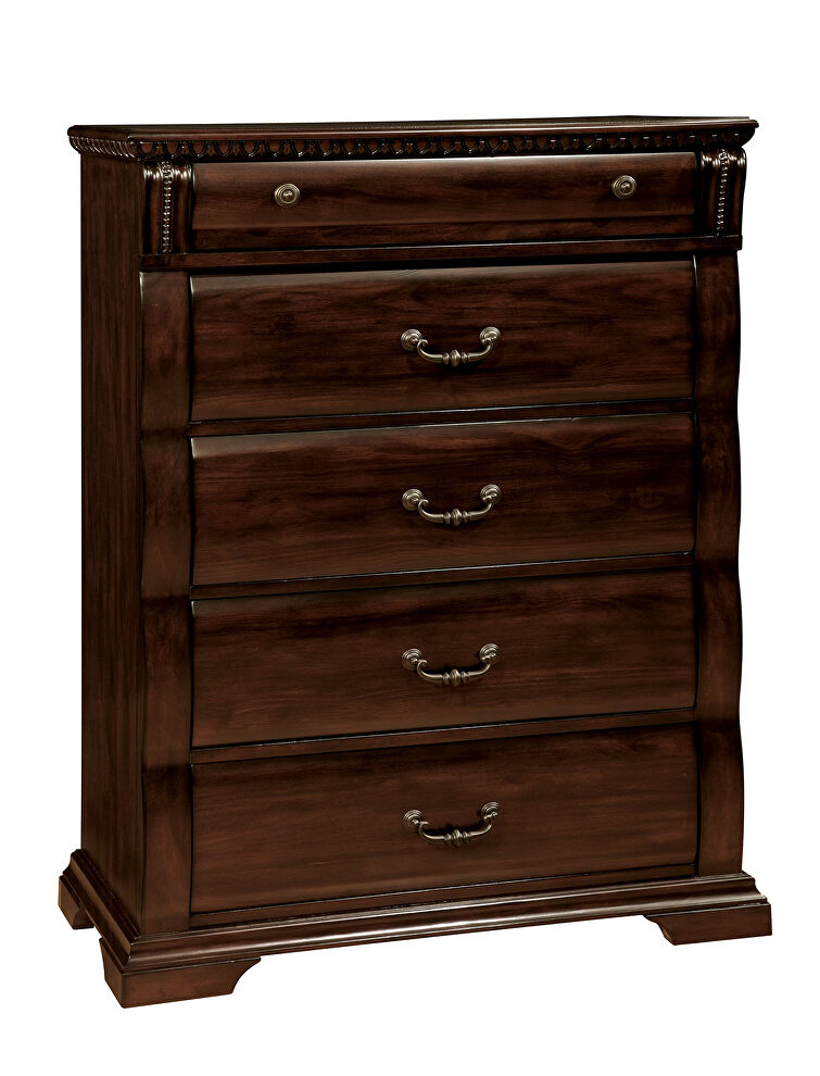 Cherry solid wood transitional bed by Furniture of America additional picture 9