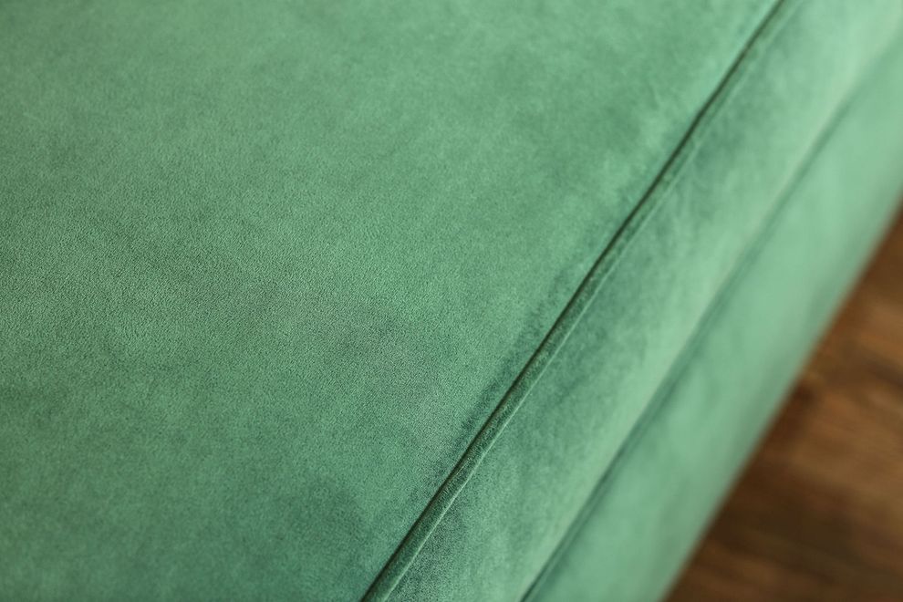 Transitional style green microfiber sofa by Furniture of America additional picture 7