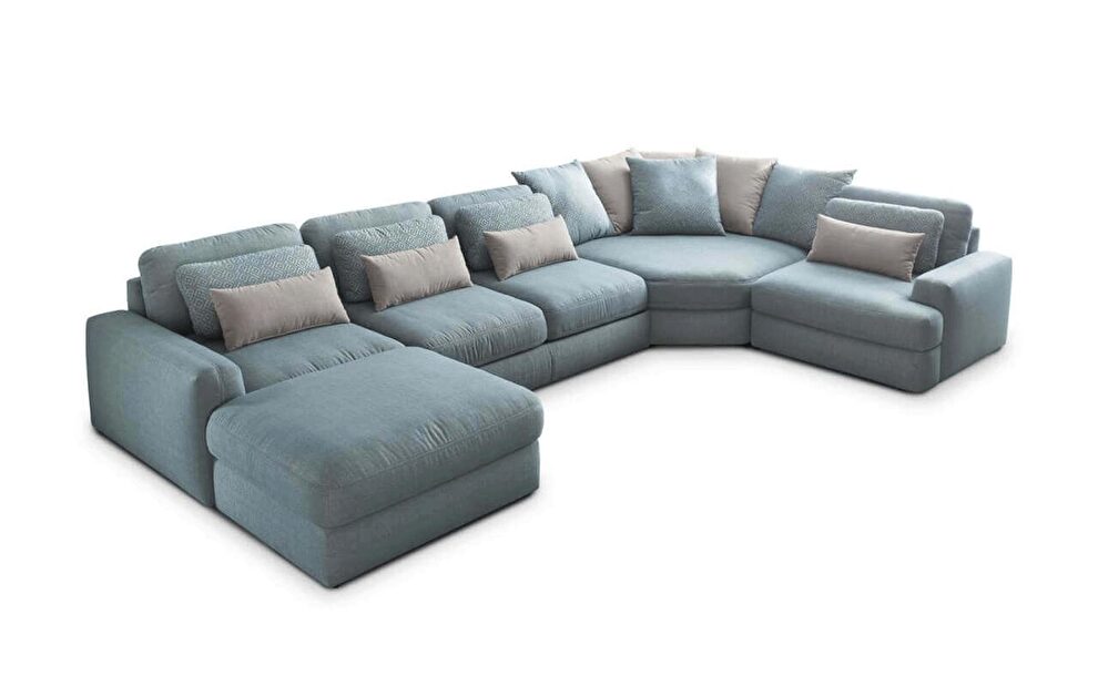 Contemporary family sectional sofa w/ bed option by Galla Collezzione additional picture 4