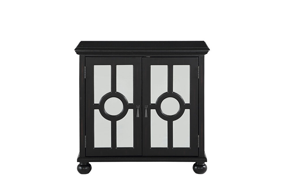 Antique black accent cabinet by Homelegance additional picture 3