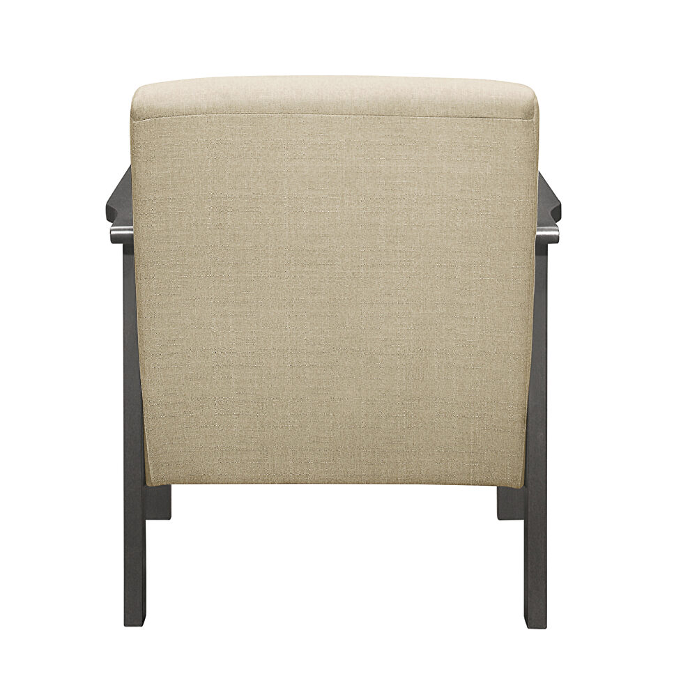 Light brown textured fabric upholstery chair by Homelegance additional picture 3