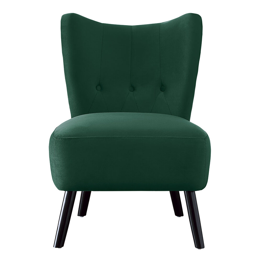 Green velvet upholstery accent chair by Homelegance additional picture 3