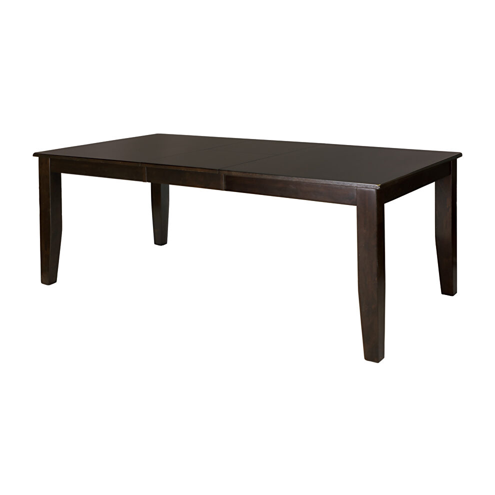 Warm merlot finish dining table by Homelegance additional picture 3