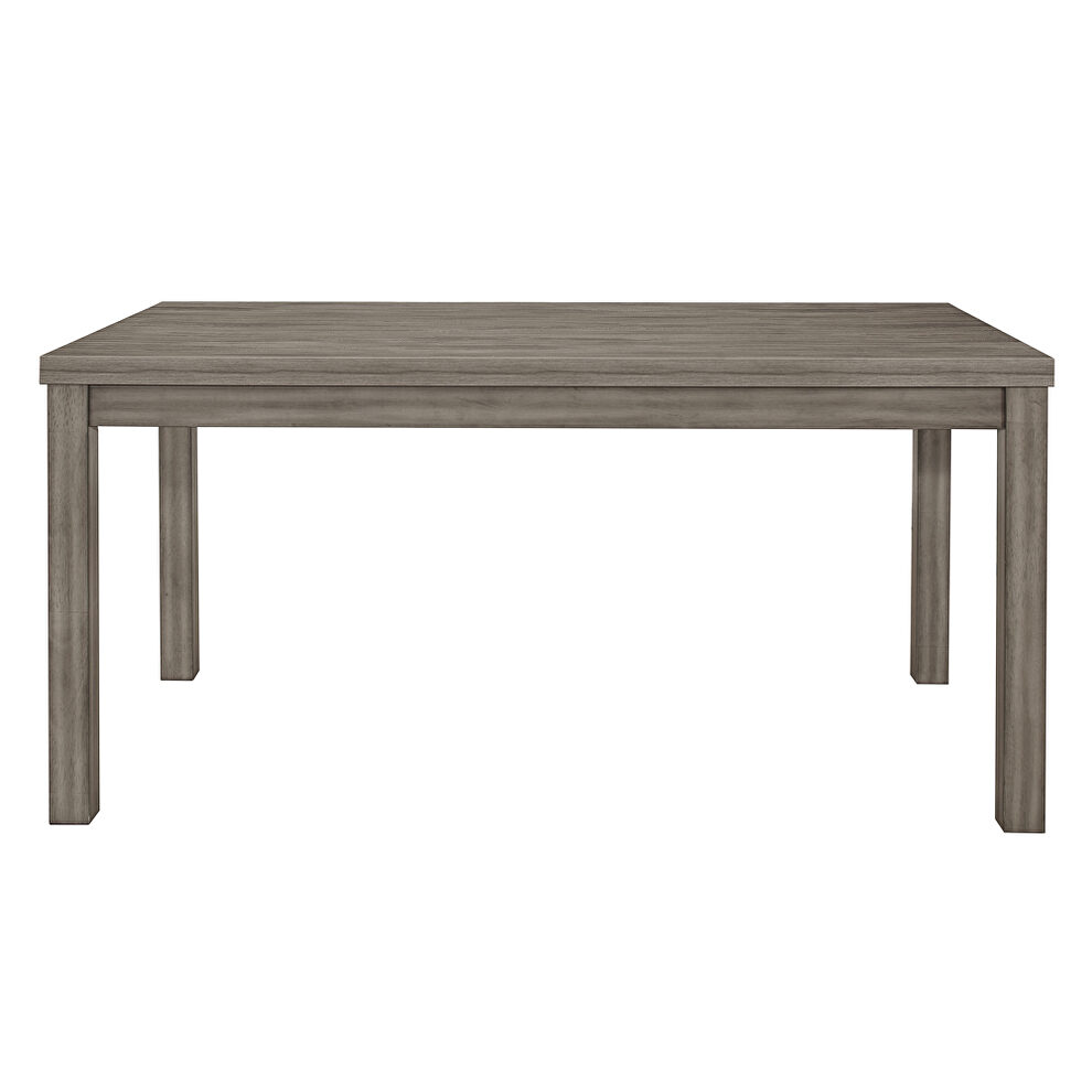 Weathered gray finish dining table by Homelegance additional picture 2