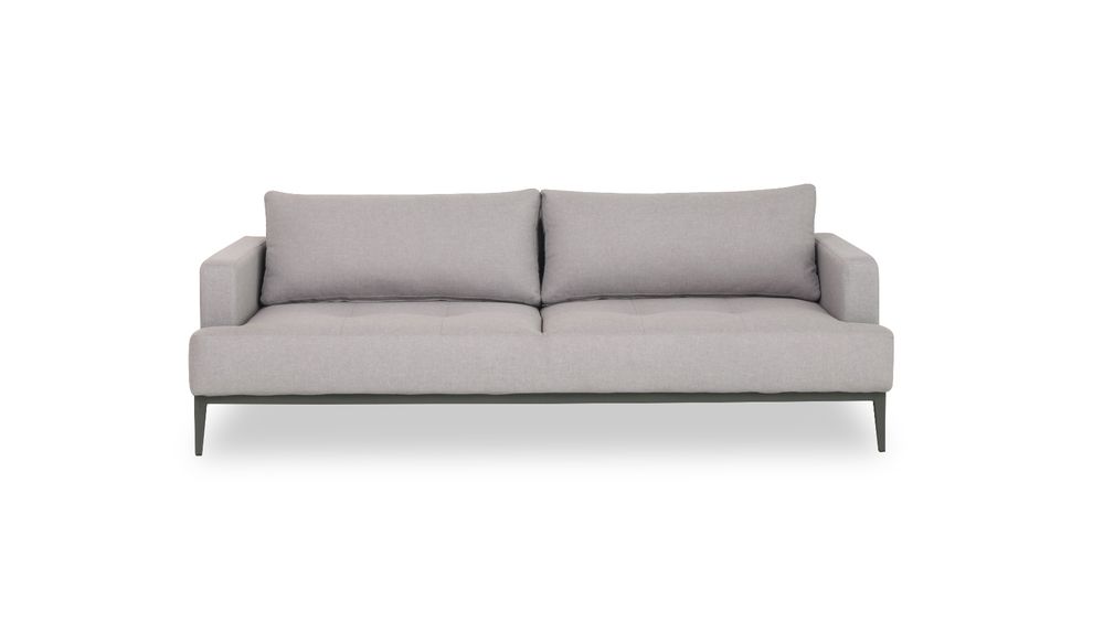 Modern gray fabric sofa bed by J&M additional picture 4