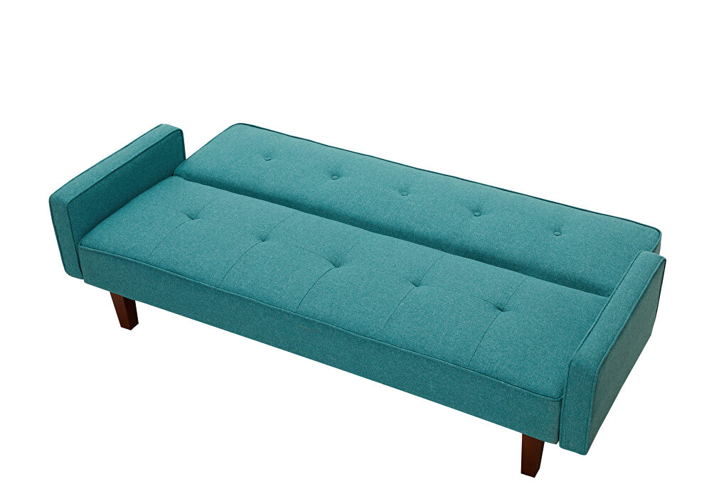 Green linen upholstery sofa bed by La Spezia additional picture 10