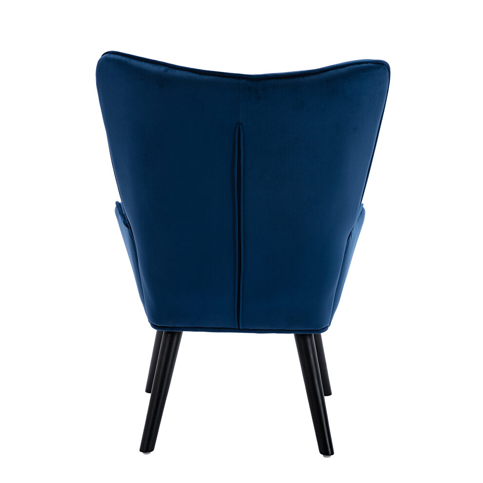 Accent chair living room/bed room, modern leisure navy chair by La Spezia additional picture 5