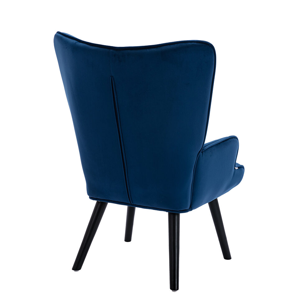 Accent chair living room/bed room, modern leisure navy chair by La Spezia additional picture 8
