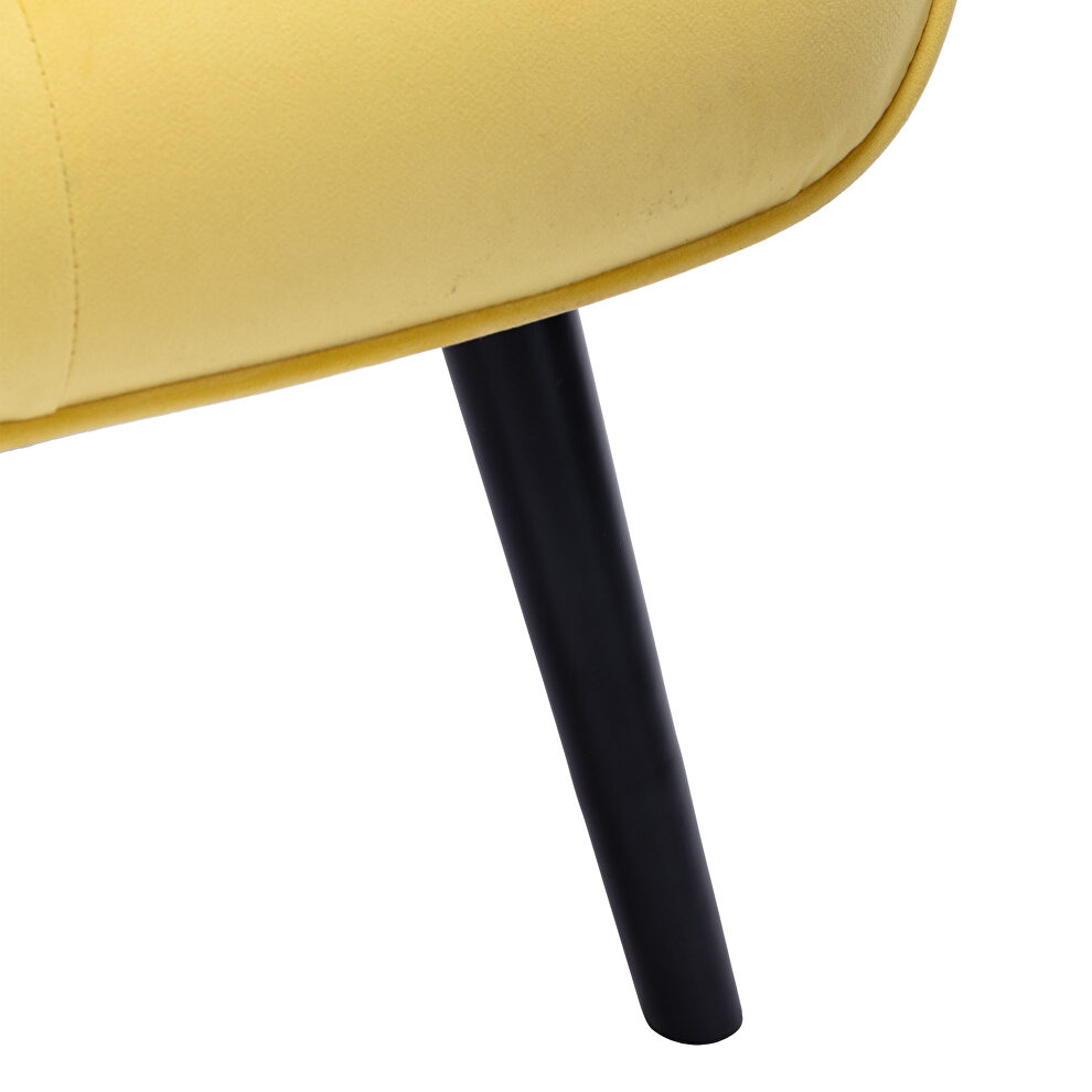 Accent chair living room/bed room, modern leisure yellow chair by La Spezia additional picture 10