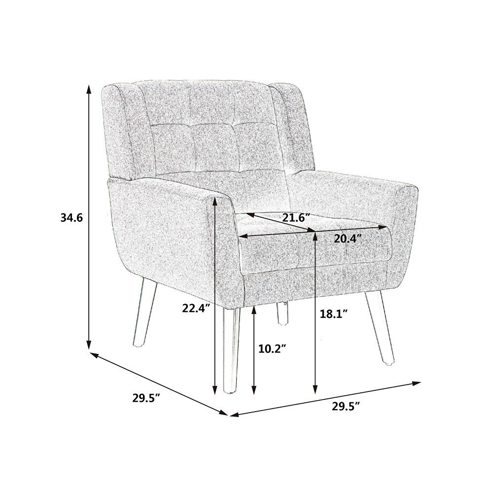 Modern light gray soft velvet material ergonomics accent chair by La Spezia additional picture 11