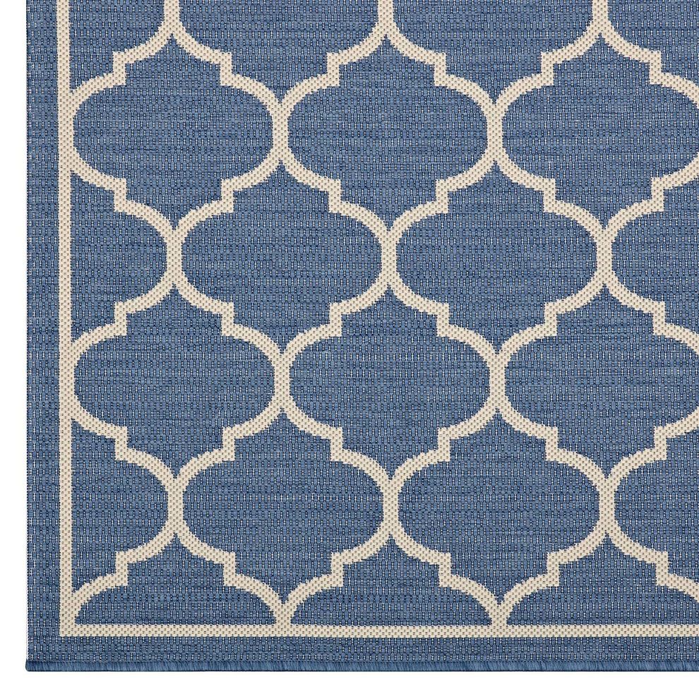 Moroccan quatrefoil trellis 5x8 area rug by Modway additional picture 6