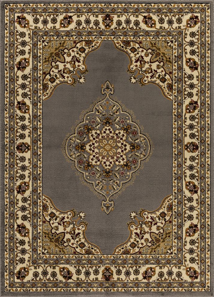 Crown 5'2 x 7'2 Traditional Medallion Blue area rug by Mod-Arte additional picture 2