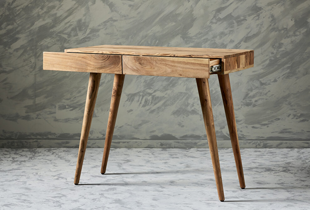 Contemporary 100% hardwood 39 pratt office desk by Mod-Arte additional picture 4