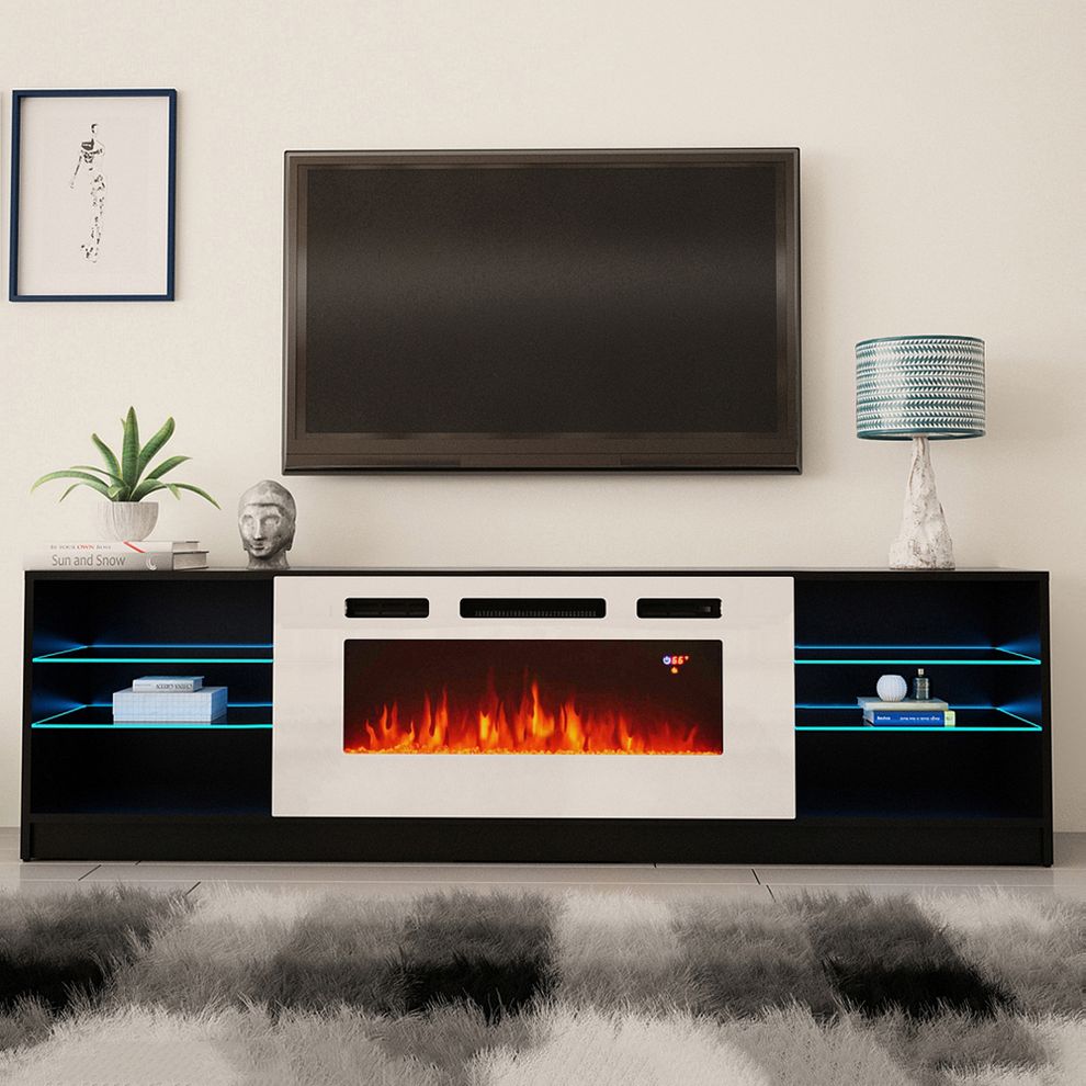 Boston WH01 Black TV Stand boston Meble Furniture TV Stands Comfyco