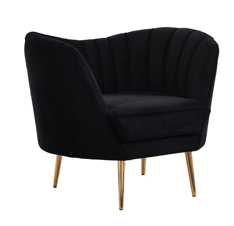  Margo Black Chair 622 Meridian Furniture Chairs Comfyco 