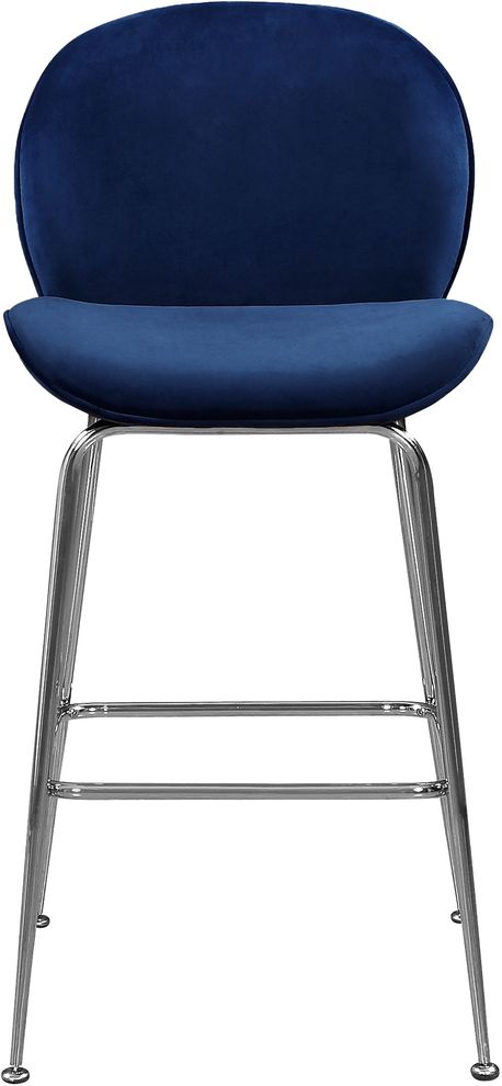 Paris II Navy Bar Stool 788 Meridian Furniture Bar Stools | Comfyco ...