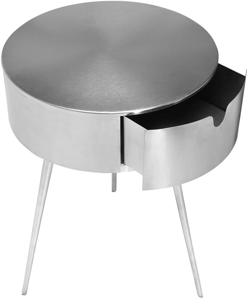 Bali Silver End Table 835 Meridian Furniture End & Accent Tables