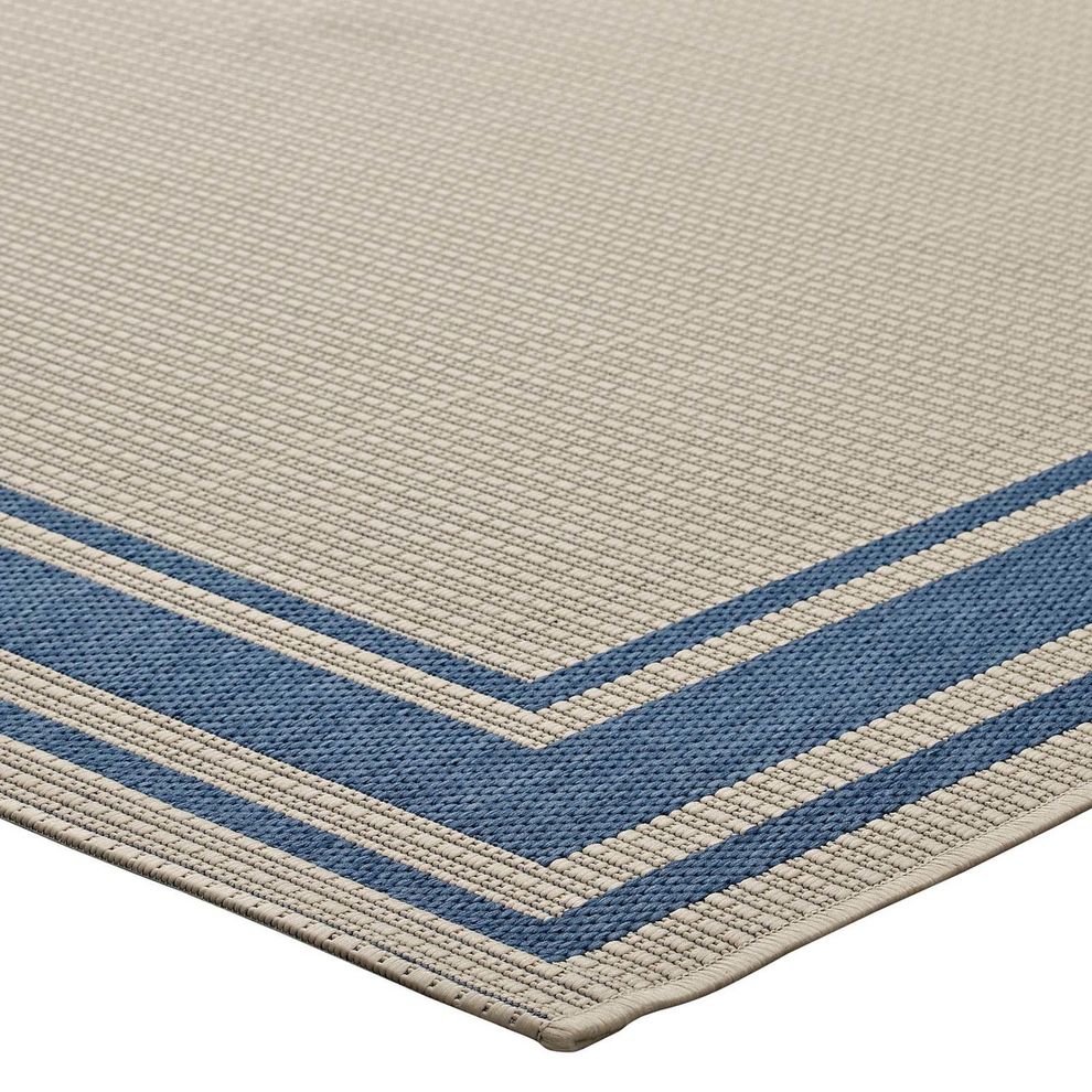 Solid border inside/outside area rug 5x8 by Modway additional picture 4